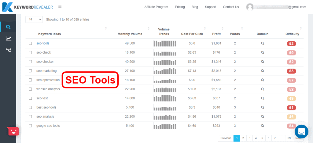 Keyword Search Results