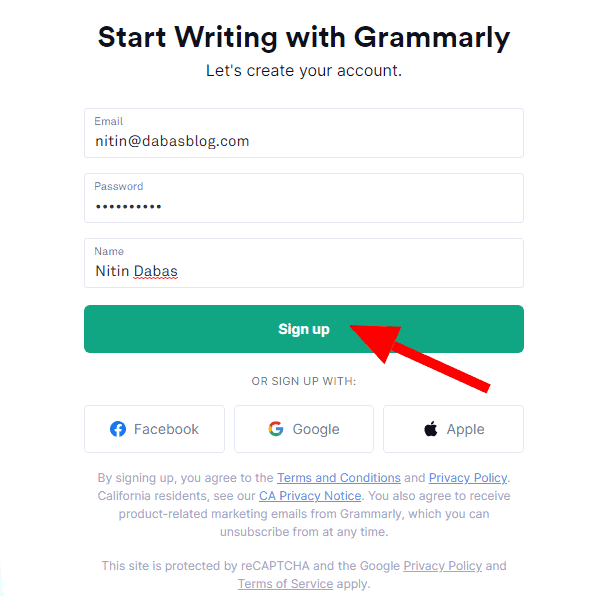 Grammarly discount