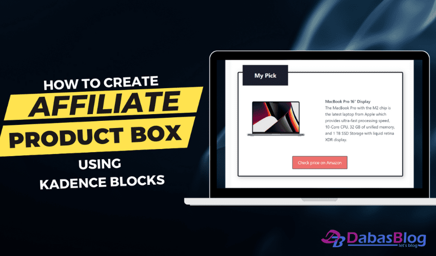 amazon affiliate product box