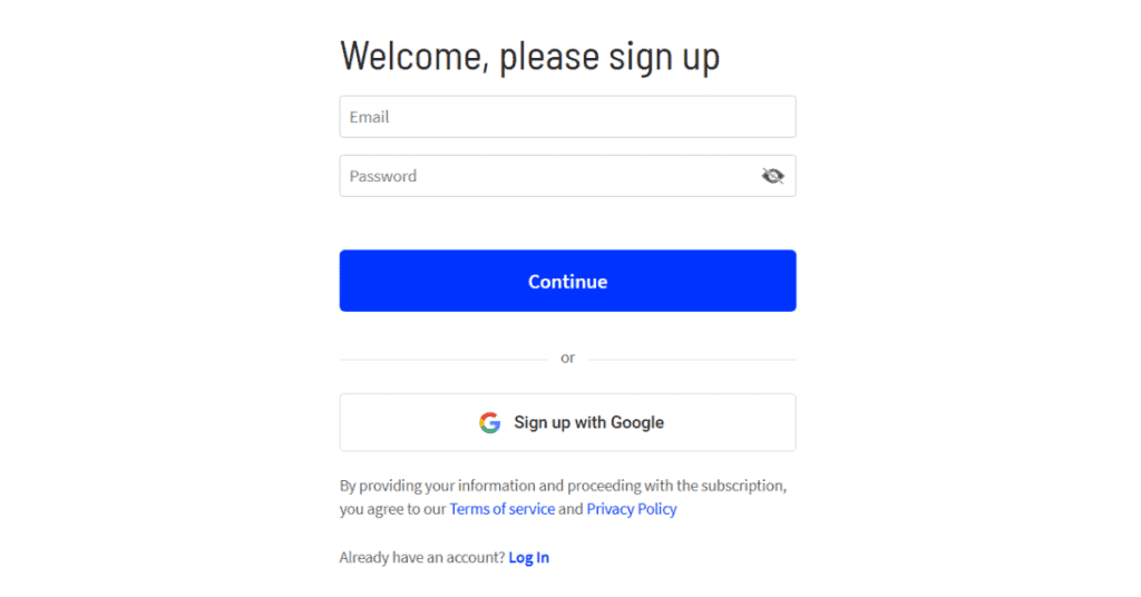 Unbounce Signup
