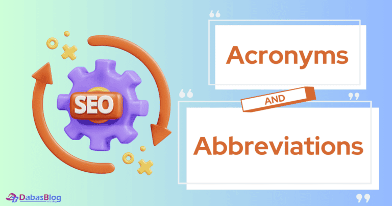 SEO Acronyms