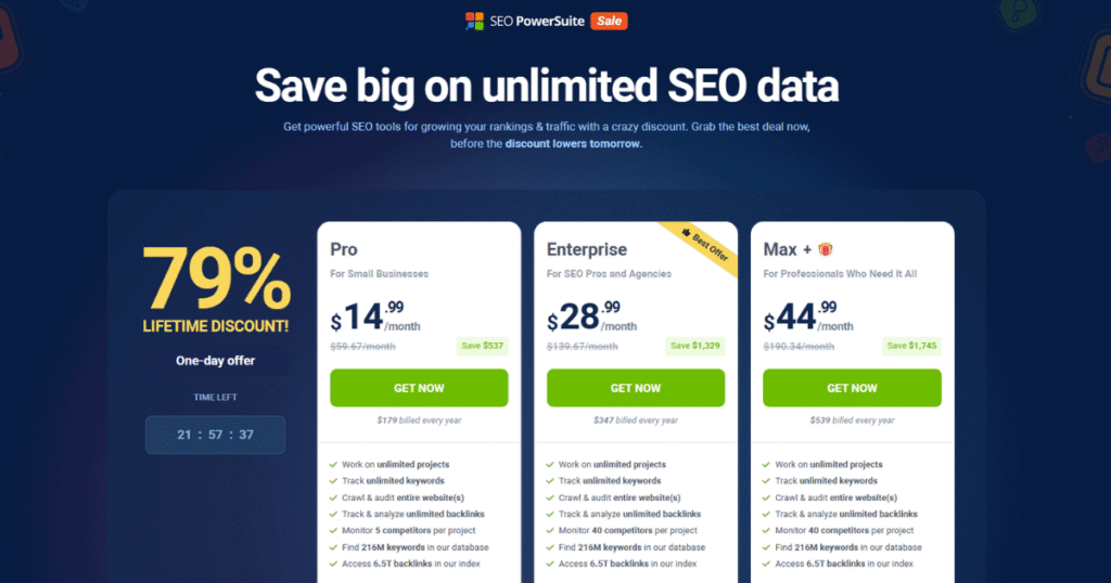 SEO Powersuite Sept Sale