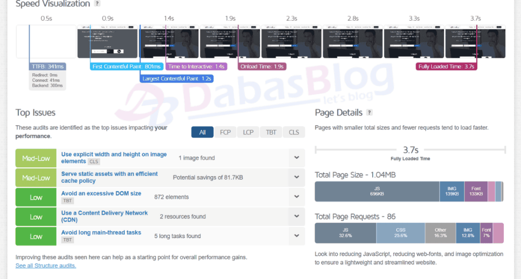 wp rocket review Slow Page Loading
