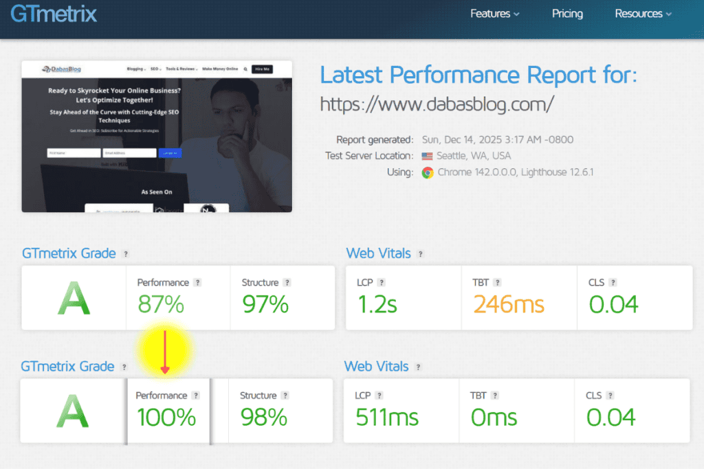 wp rocket review WP Rocket Performance Boost